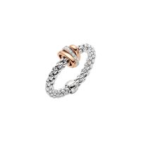 Anello Fope Donna Prima in Oro Diamante 0.1 Ct 74408AX_BB_B_RBR_00M - 74408AX_BB_B_RBR_00M